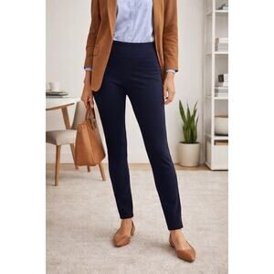 Lyssé Navy Blue Leggings Pull On Stretch Slim Fit Women’s Size L